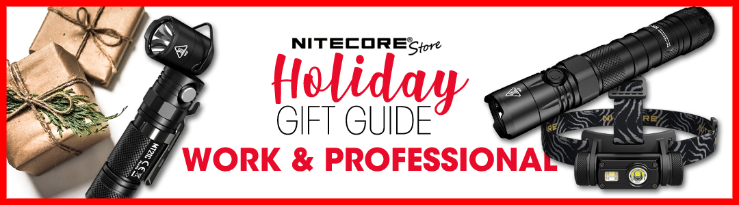NITECORE Store Work & Professional Flashlight Holiday Gift Guide 2019